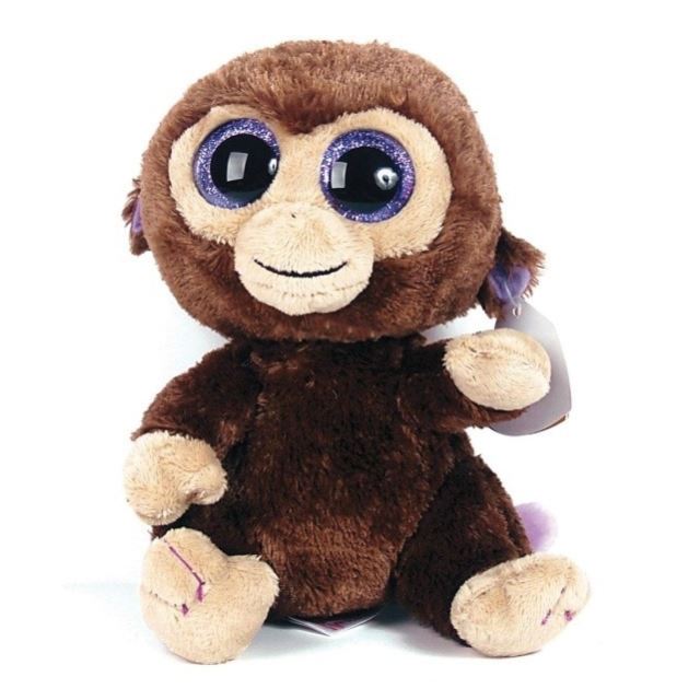 Plyšová opička Coconut s velkýma očima 15cm