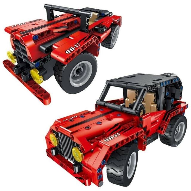 Tech Bricks 8017 R/C Jeep 2v1, 333 dílků