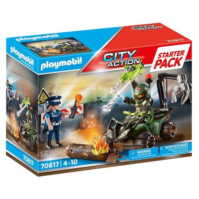 Playmobil 70817 Starter Pack Polícia: Nebezpečné cvičenie