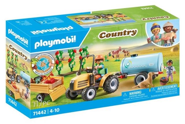 Playmobil 71442 Traktor s prívesom a nádržou na vodu