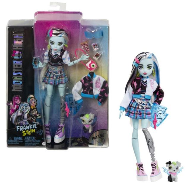 Mattel Monster High Bábika Monsterka FRANKIE STEIN, HHK53