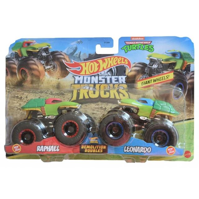 Hot Wheels® Monster Trucks TURTLES Raphael vs Leonardo, Mattel GJF65