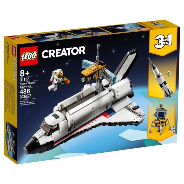 LEGO CREATOR 31117 Vesmírné dobrodružství s raketoplánem
