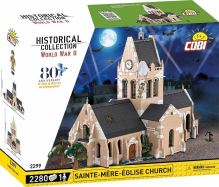 Cobi 2299 Francúzsky kostol Sainte-Mere-Église deň D 1944
