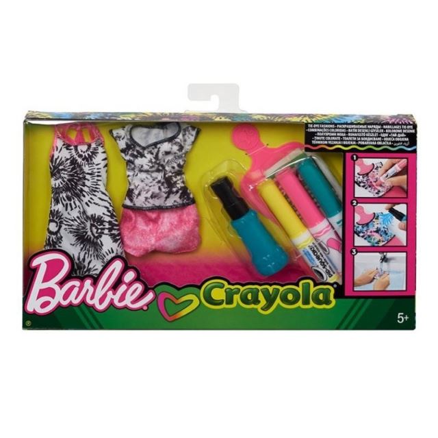 Barbie D.I.Y. Crayola batikování růžová, Mattel FPW13