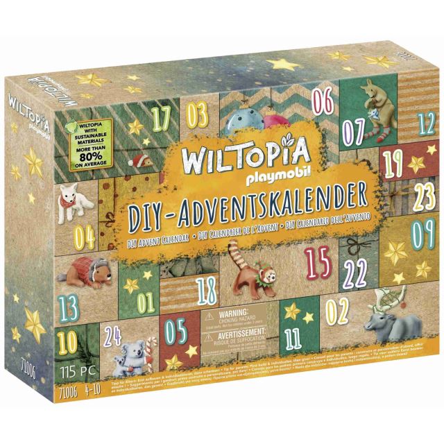 Playmobil® Wiltopia 71006 DIY Adventní kalendář Zvířecí cesta kolem světa