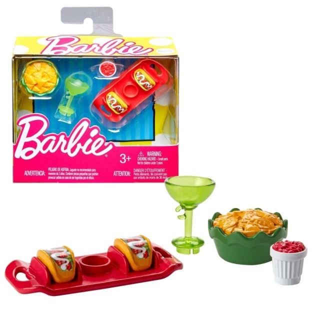 Barbie herní doplňky - občerstvení, Mattel FHY66