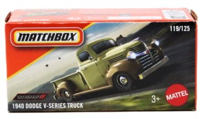 Levně Mattel matchbox™ angličák v krabičce 1940 dodge v-series truck