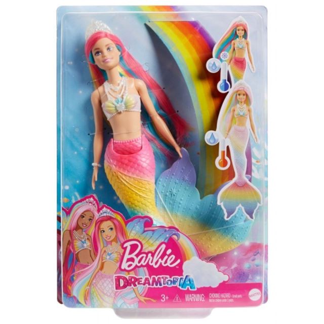 Mattel Barbie Dúhová morská panna, GTF89