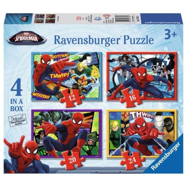 Ravensburger 07363 Puzzle Disney Spider-man 12/16/20/24 dílků