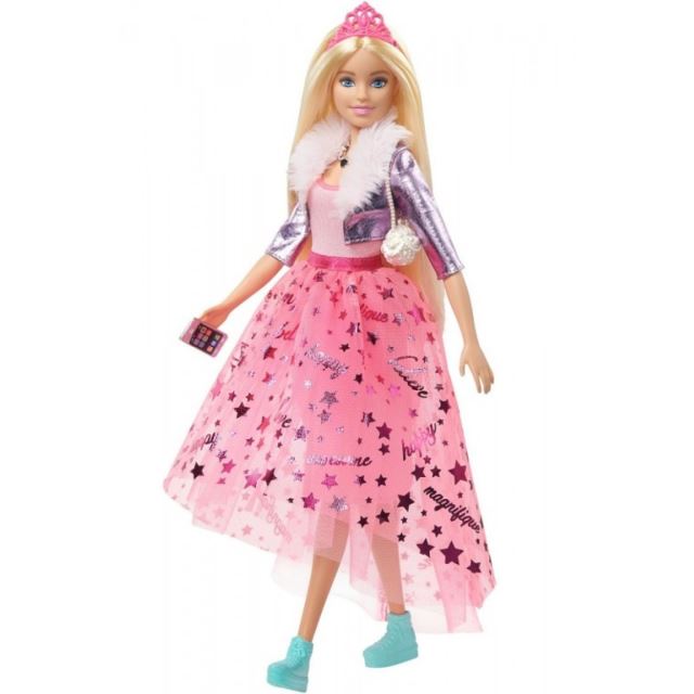 Barbie Adventure Stylová princezna s korunkou, Mattel GML76