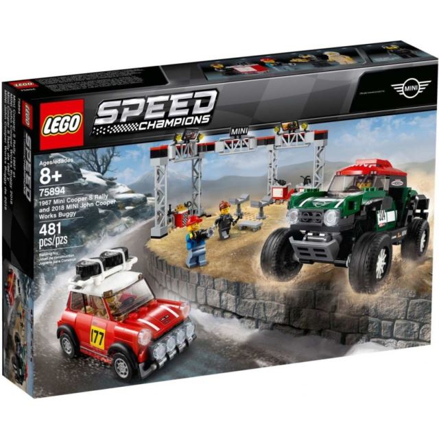 LEGO Speed Champions 75894 967 Mini Cooper S Rally a 2018 MINI John Cooper Works Buggy