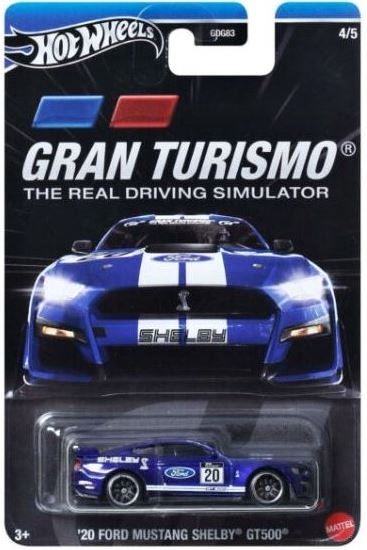 Mattel HW GRAN TURISMO 20 Ford Mustang Shelby GT500 4/5