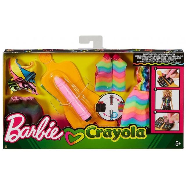 Barbie D.I.Y. Crayola magický vzor, Mattel FHW86
