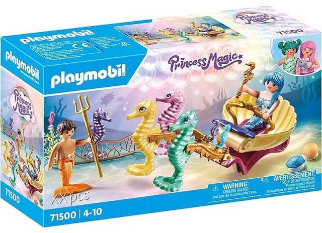 Playmobil 71500 Mořská panna s kočíkom s morskými koňmi