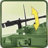 COBI 2543 World War II Americký ľahký Tank M24 Chaffee II WW (4)