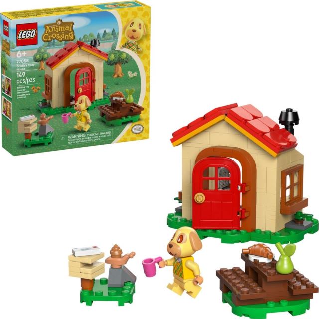LEGO® Animal Crossing™ 77058 Goldie a jej útulný domček