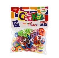 Céčka farebná retro mix 150 ks
