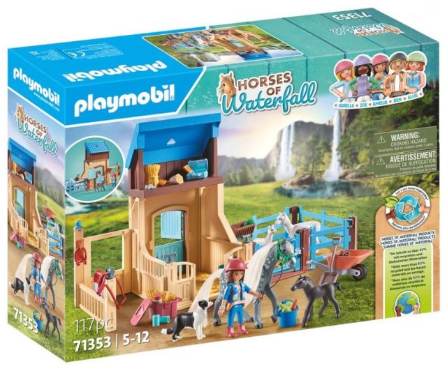 Playmobil 71353 Amelia & Whisper s boxem pro koně