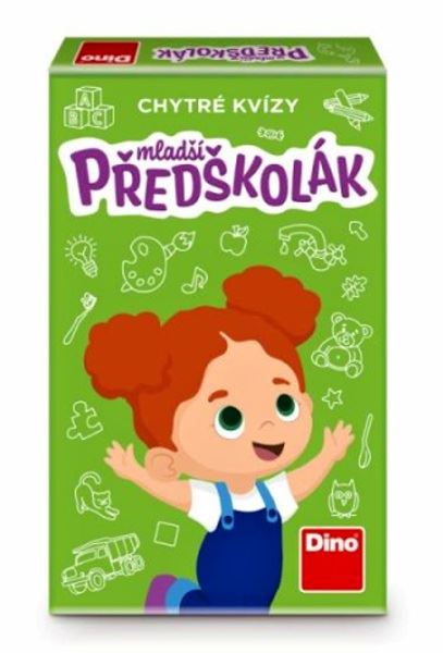 Dino Chytré kvízy Mladší předškolák, naučná hra