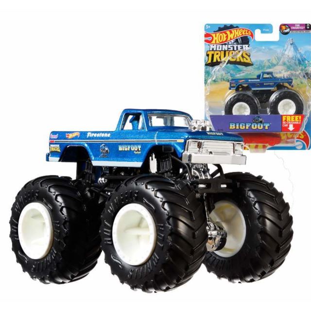 Hot Wheels® Monster Trucks Kaskadérské kousky Bigfoot, Mattel HHN73