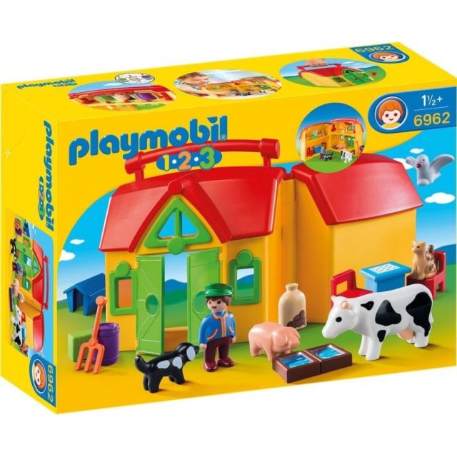 Playmobil 6962 Přenosná farma (1.2.3)