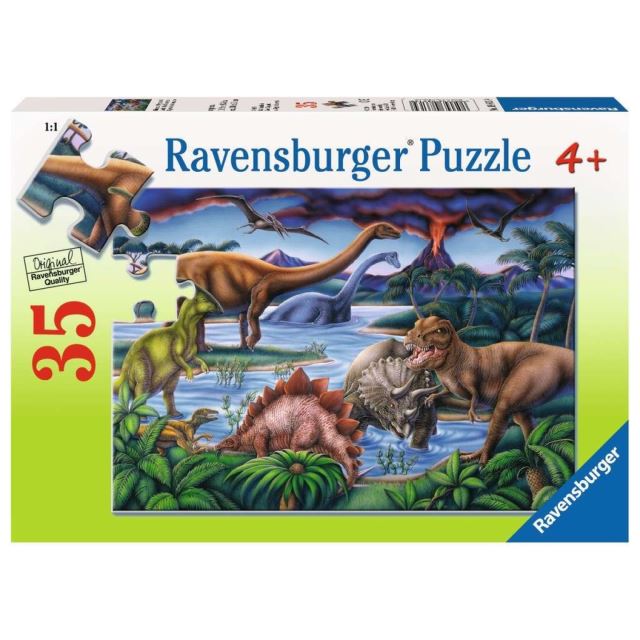 Ravensburger 08613 Puzzle Dinosauří hřiště 35 dílků