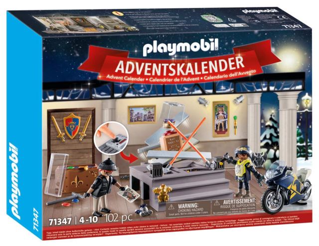 Playmobil 71347 Adventní kalendář Policie: Krádež v muzeu