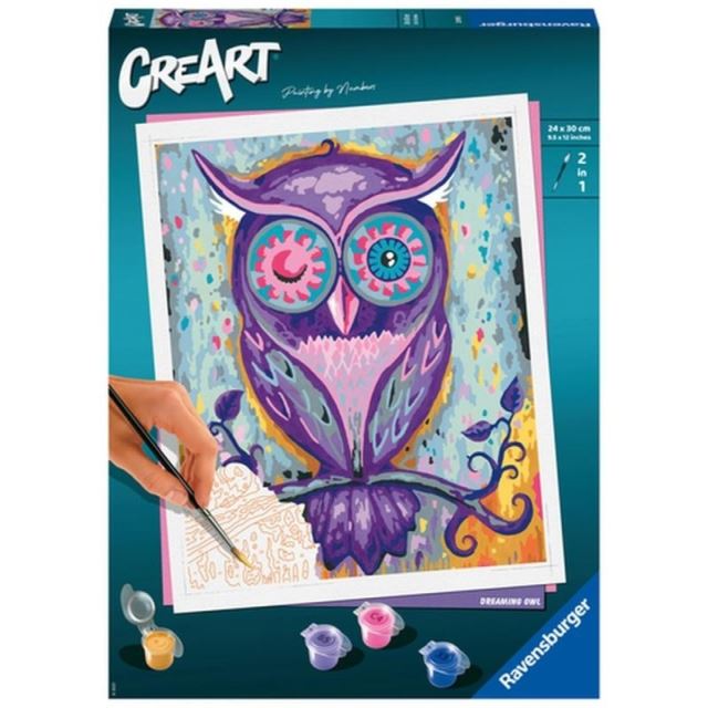 Ravensburger 20200 CreArt Spiaca sova