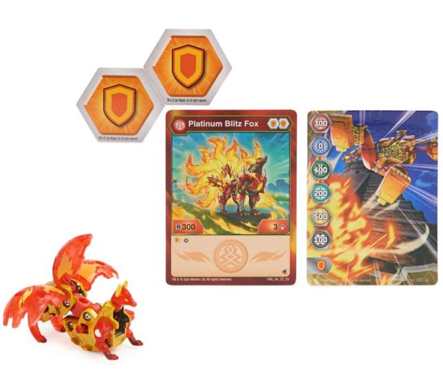 Bakugan Evolutions Platinum Series S4 BLITZ FOX red