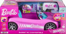 Mattel Hot Wheels® RC Barbie růžový kabriolet, JBH05 (1)