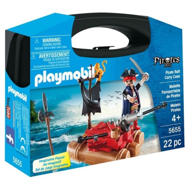 Playmobil 5655 Přenosný kufřík Pirát na voru