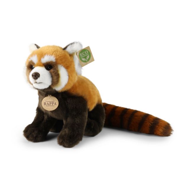 Eco-friendly plyšová panda červená 28 cm