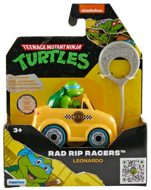 TMNT Korytnačky Ninja naťahovacie autíčko Leonardo