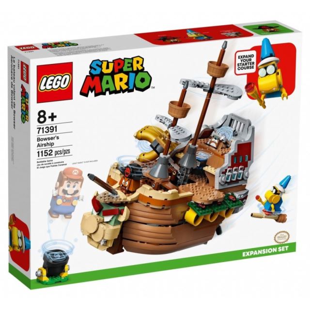 LEGO SUPER MARIO 71391 Bowserova vzducholoď – rozšiřující set