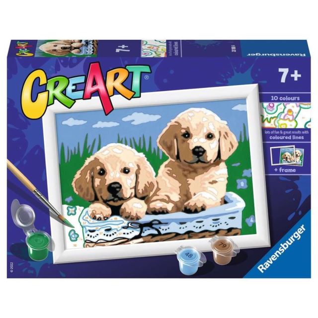 Ravensburger 28931 CreArt Roztomilé šteňatá