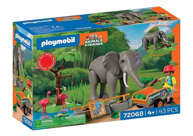 Playmobil 72068 Slon s ošetřovatelem