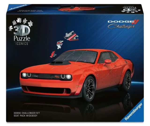 Ravensburger 08036 Puzzle 3D Iconics: Dodge Challenger R/T Scat Pack Widebody