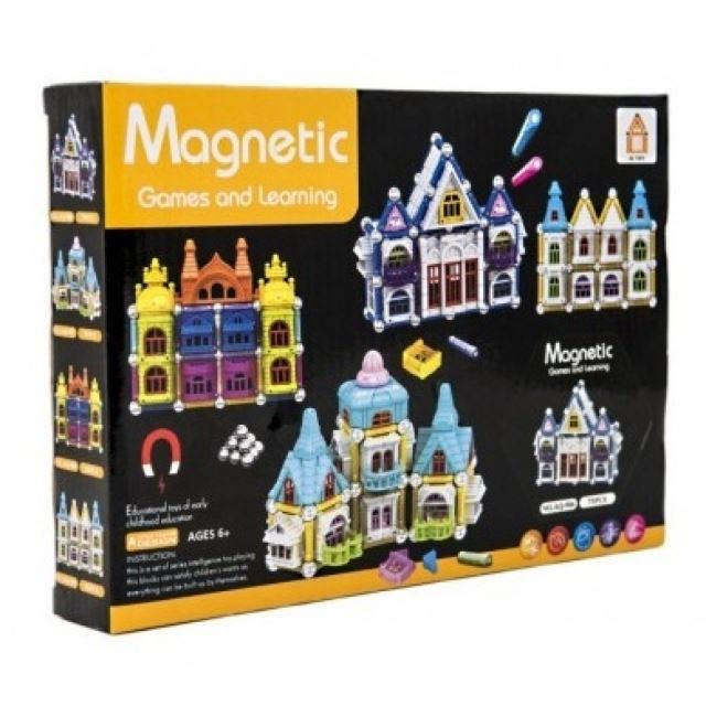 Magnetická stavebnice domeček 75 ks