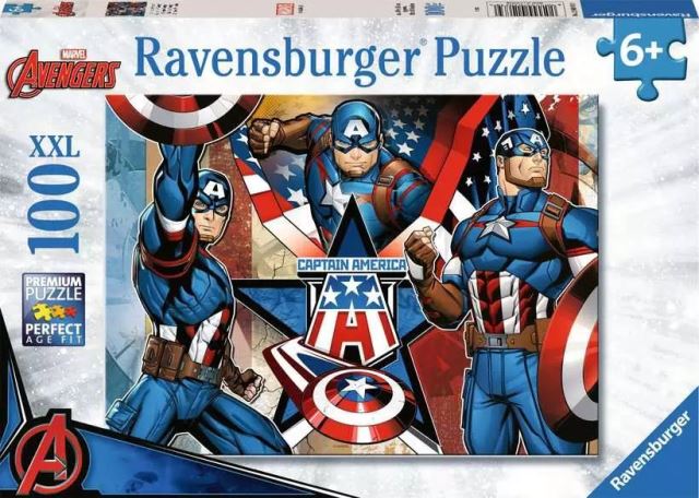 Ravensburger 01073 Marvel: Kapitán Amerika 100 dielikov