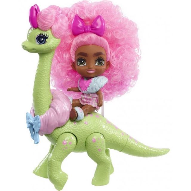 Mattel CAVE CLUB Panenka Diva Tot s dino zvířátkem, GXP23