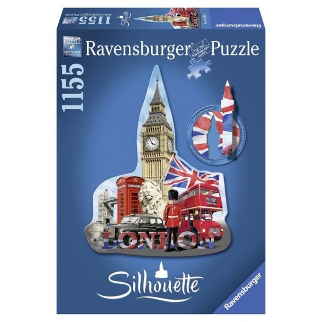 Puzzle Big Ben, London - tvarové 1155d. Ravensburger
