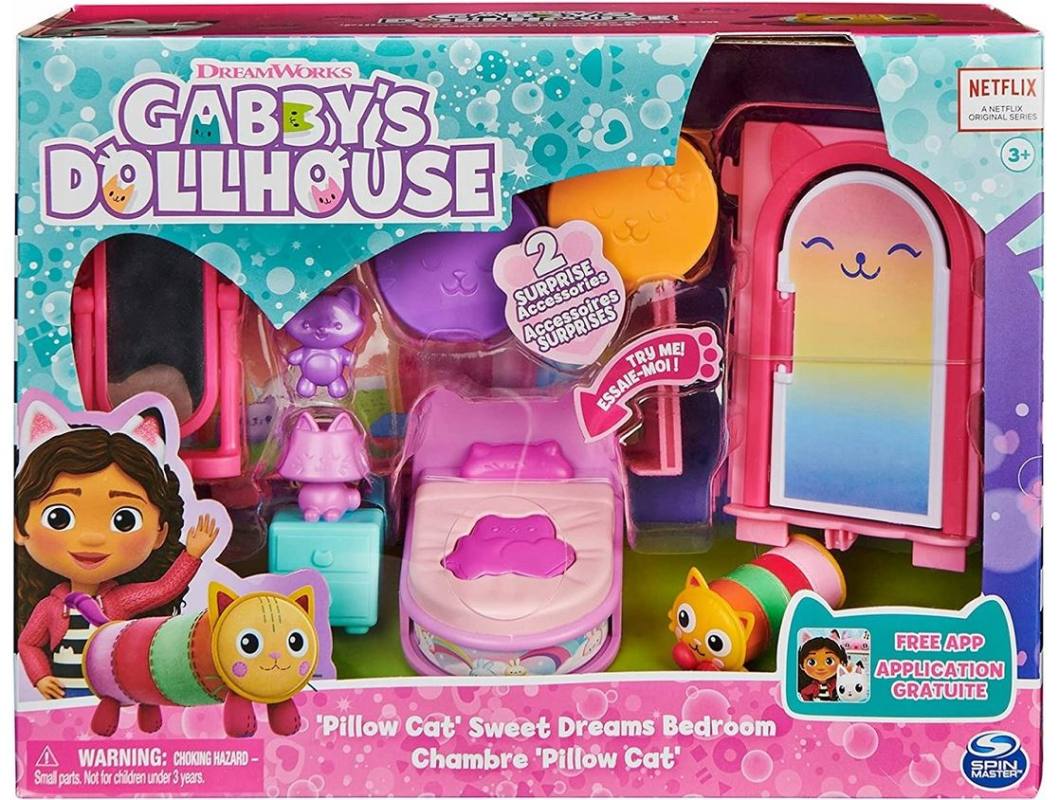 Spin master gabby's dollhouse deluxe ložnice sladkých snů