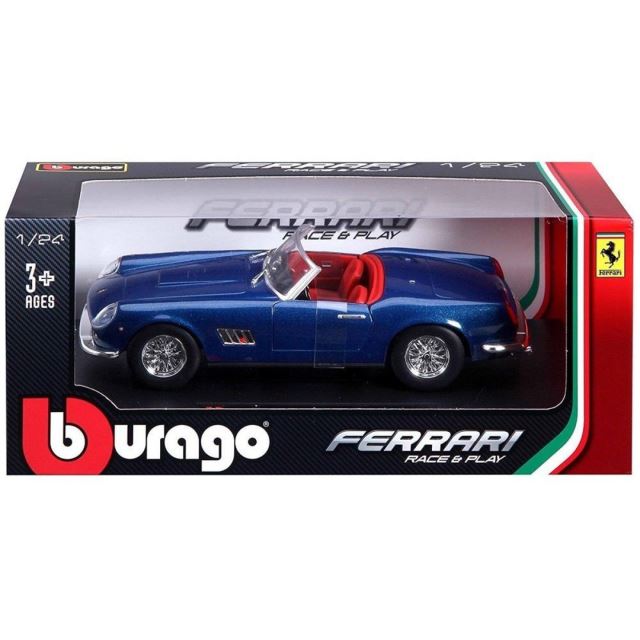 Burago FERRARI 250 GT CALIFORNIA 1:24 modré