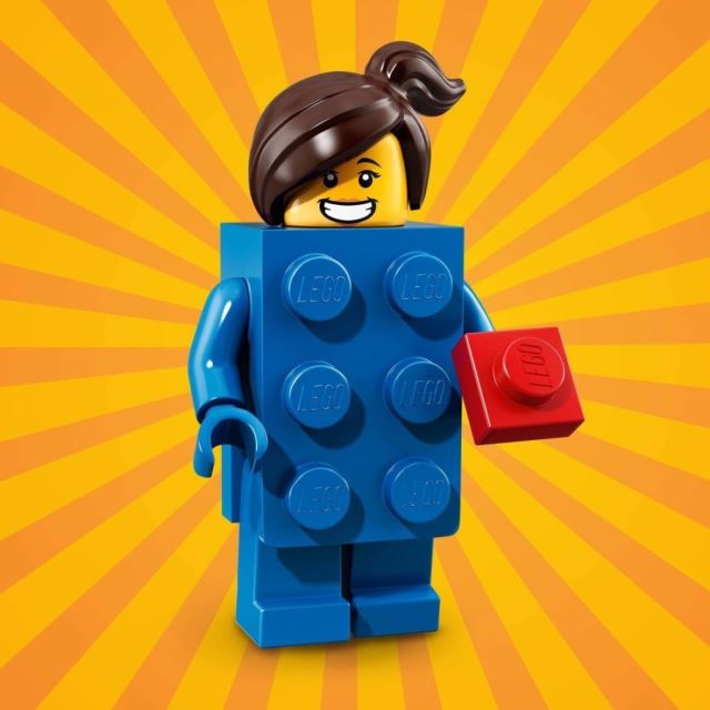LEGO 71021 minifigurka Kostým Modrá kostka