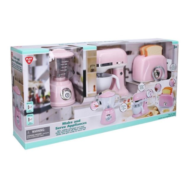 PlayGo 1505 Sada 3 spotřebičů: Mixér, šlehač a toustovač