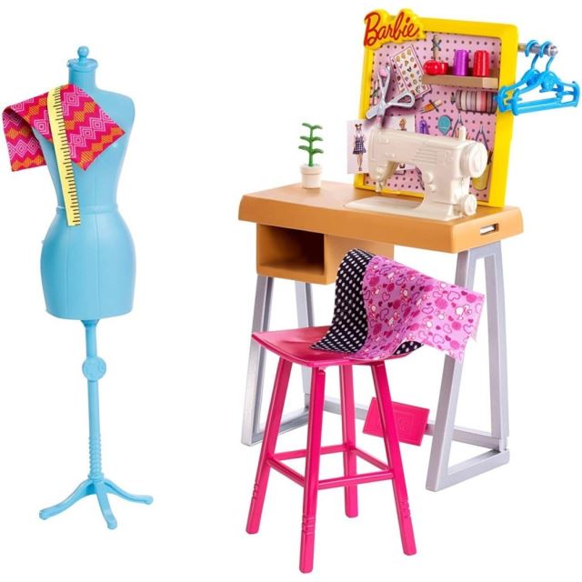Barbie Dokonalé pracoviště švadleny, Mattel FXP10