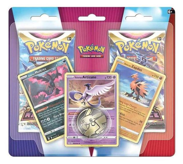 Pokémon TCG: Enhanced 2 Pack Blister Pack Articuno,Zapdos, Moltres