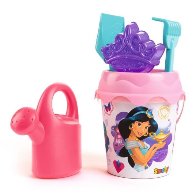 Kyblíček Disney Princess s konvičkou a příslušenstvím střední