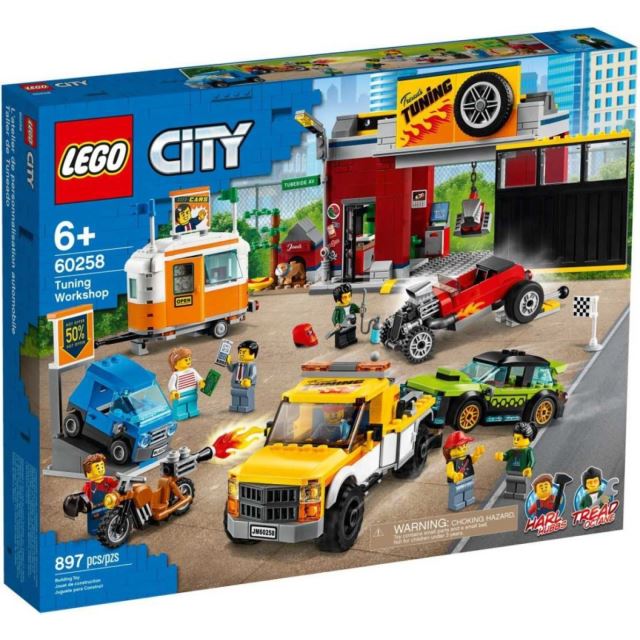 LEGO® CITY 60258 Tuningová dílna